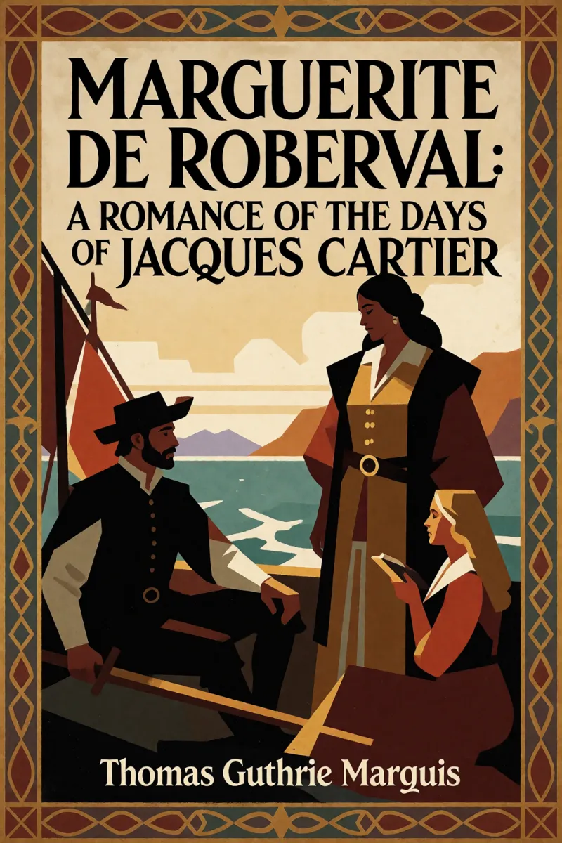 Cover of Marguerite De Roberval: A Romance of the Days of Jacques Cartier by Thomas Guthrie Marquis