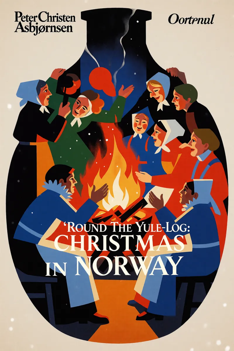 Cover of 'Round the yule-log: Christmas in Norway by Peter Christen Asbjørnsen