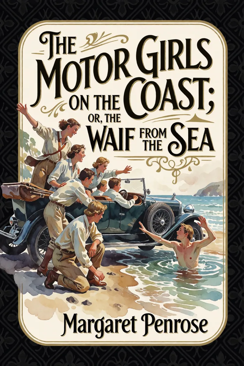 Cover of The Motor Girls on the Coast; or, The Waif From the Sea by Margaret Penrose