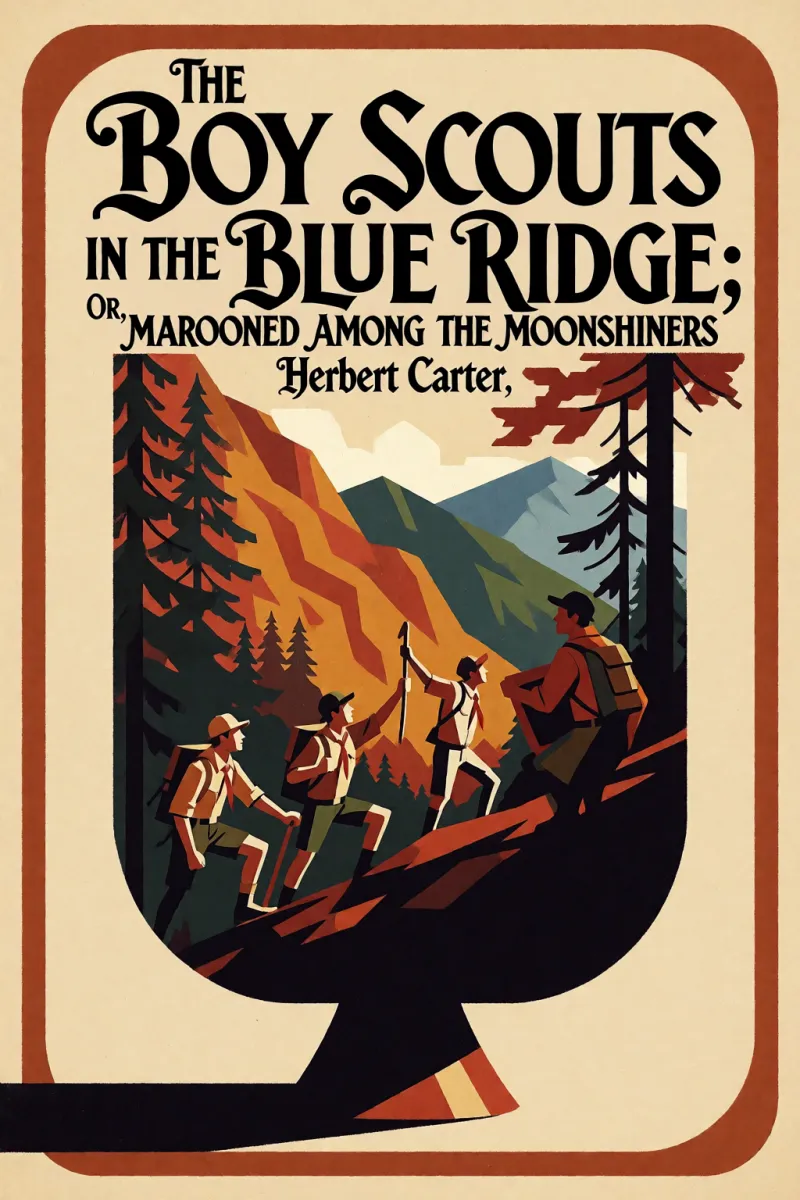 Cover of The Boy Scouts in the Blue Ridge; Or, Marooned Among the Moonshiners by Herbert Carter