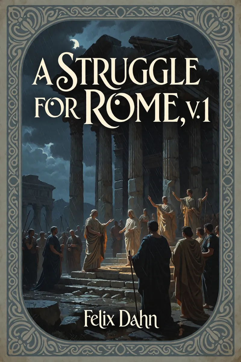 Cover of A Struggle for Rome, v. 1 by Felix Dahn