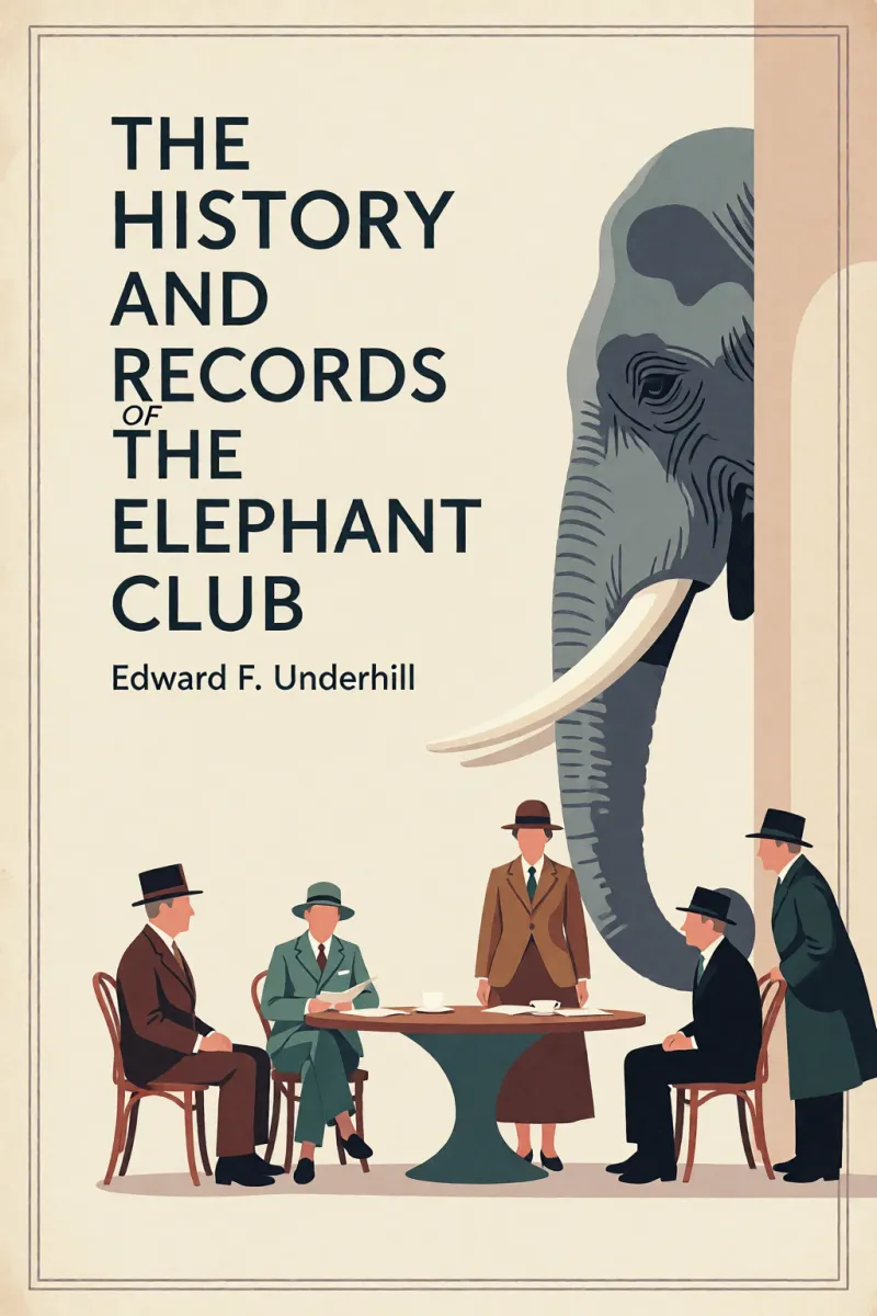 Cover of The History and Records of the Elephant Club by Edward F. Underhill
