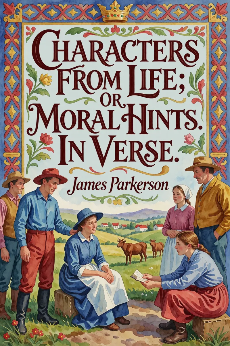 Cover of Characters from Life; Or, Moral Hints. In Verse by James Parkerson