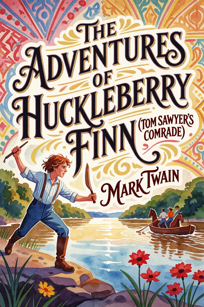 Cover of The Adventures of Huckleberry Finn (Tom Sawyer's Comrade) by Mark Twain