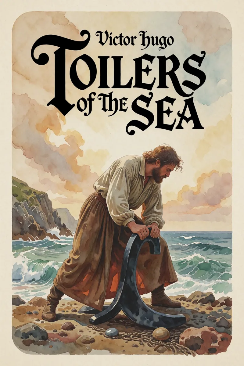 Cover of Toilers of the sea by Victor Hugo