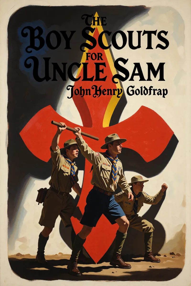 Cover of The Boy Scouts for Uncle Sam by John Henry Goldfrap