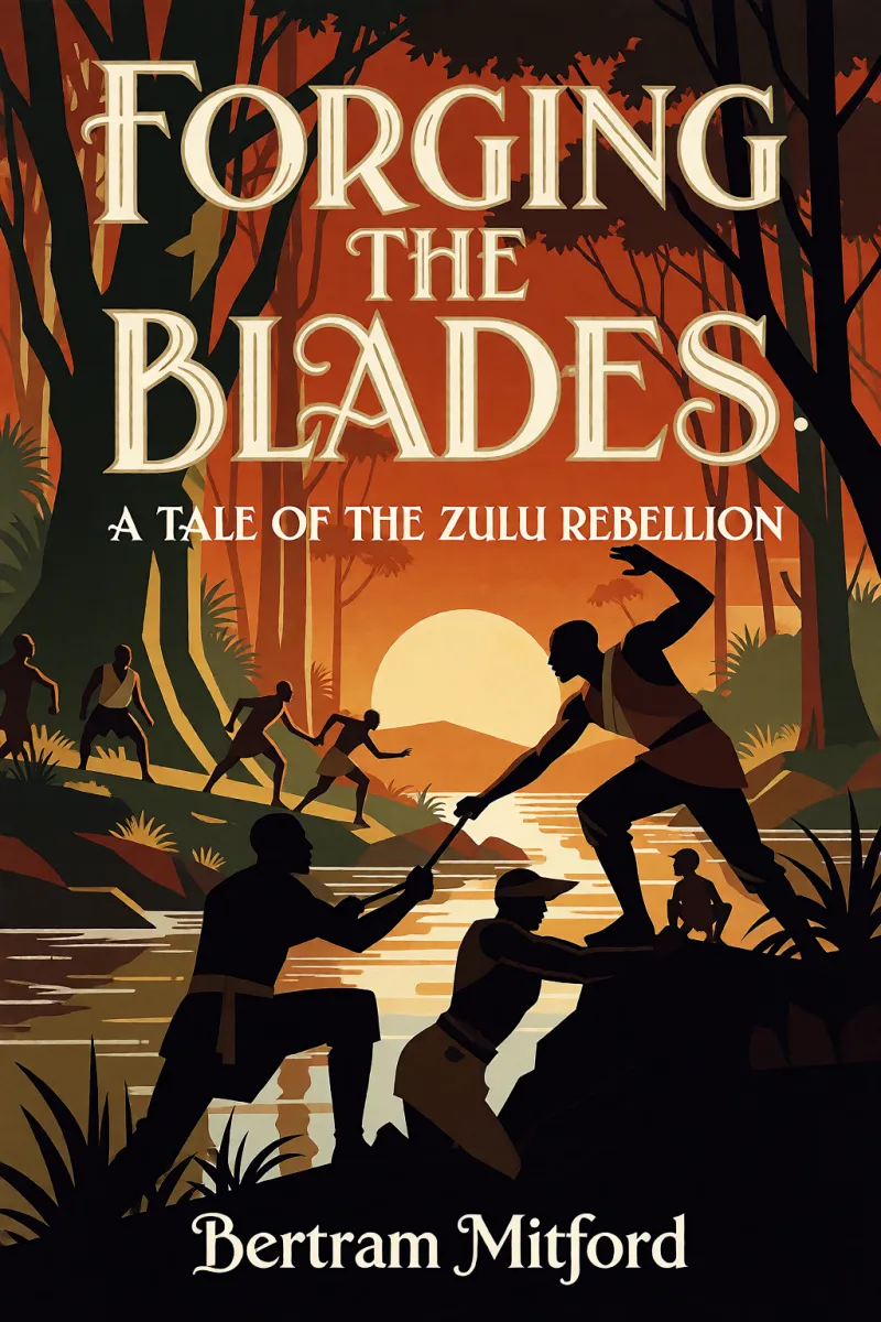 Cover of Forging the Blades: A Tale of the Zulu Rebellion by Bertram Mitford