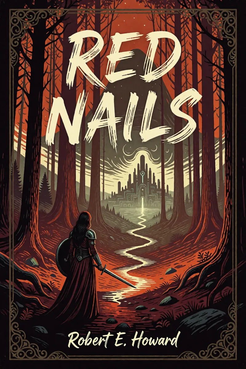 Cover of Red Nails by Robert E. Howard