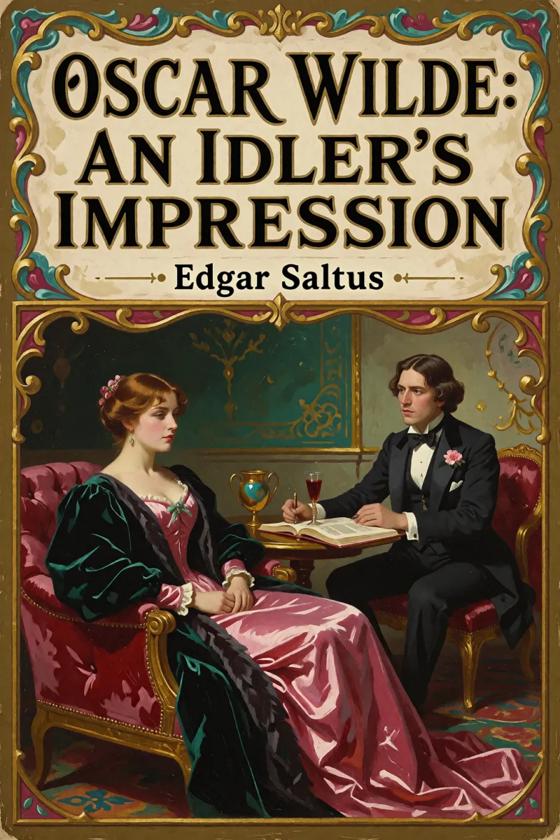 Cover of Oscar Wilde: An Idler's Impression by Edgar Saltus