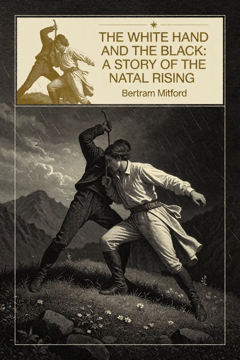 Cover of The White Hand and the Black: A Story of the Natal Rising by Bertram Mitford