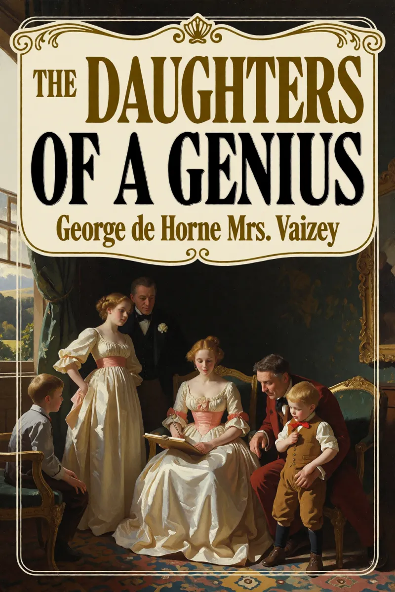Cover of The Daughters of a Genius by George de Horne Mrs. Vaizey