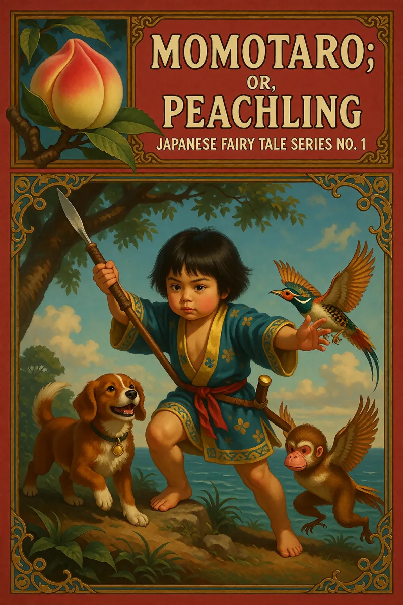 Cover of Momotaro; or, Little Peachling: Japanese Fairy Tale Series No. 1 by Anonymous