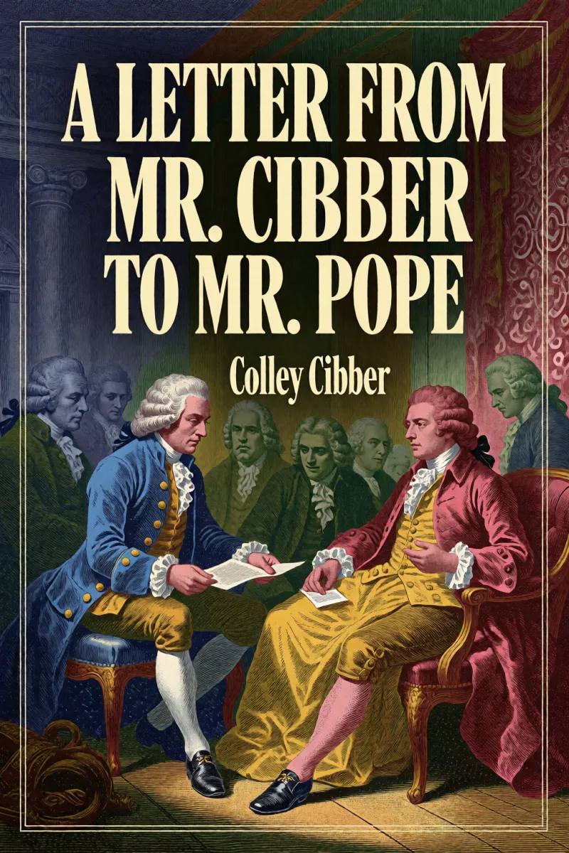 Cover of A Letter from Mr. Cibber to Mr. Pope by Colley Cibber