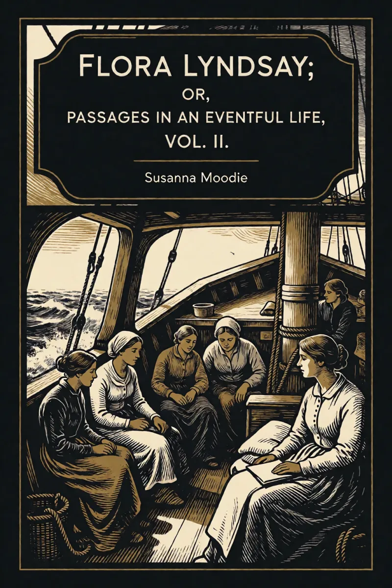 Cover of Flora Lyndsay; or, Passages in an Eventful Life, Vol. II. by Susanna Moodie