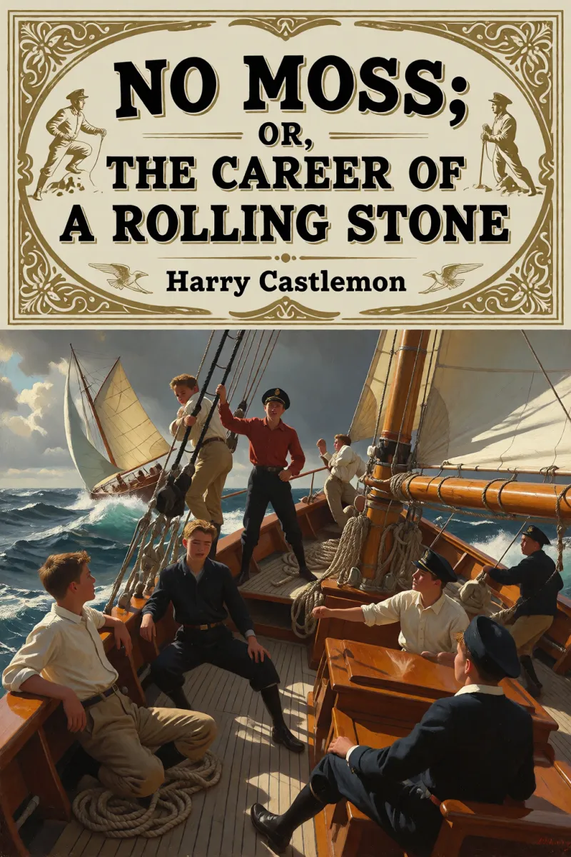 Cover of No Moss; Or, The Career of a Rolling Stone by Harry Castlemon