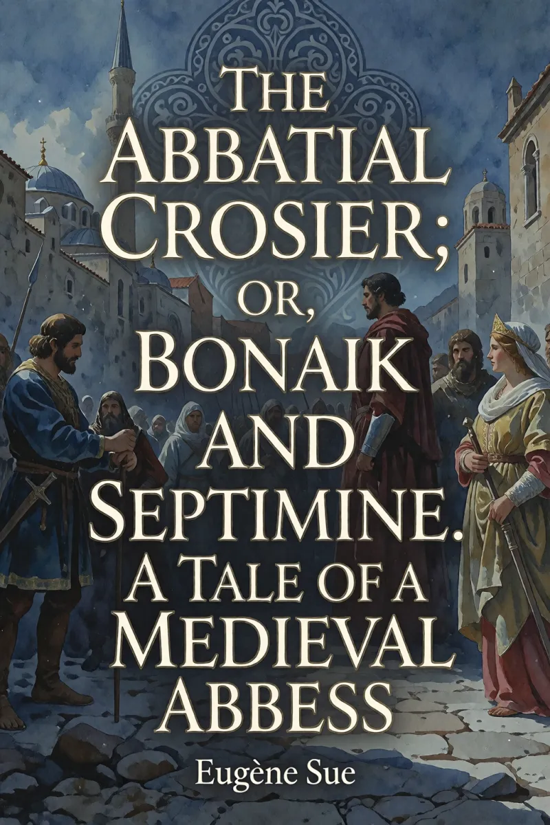 Cover of The Abbatial Crosier; or, Bonaik and Septimine. A Tale of a Medieval Abbess by Eugène Sue