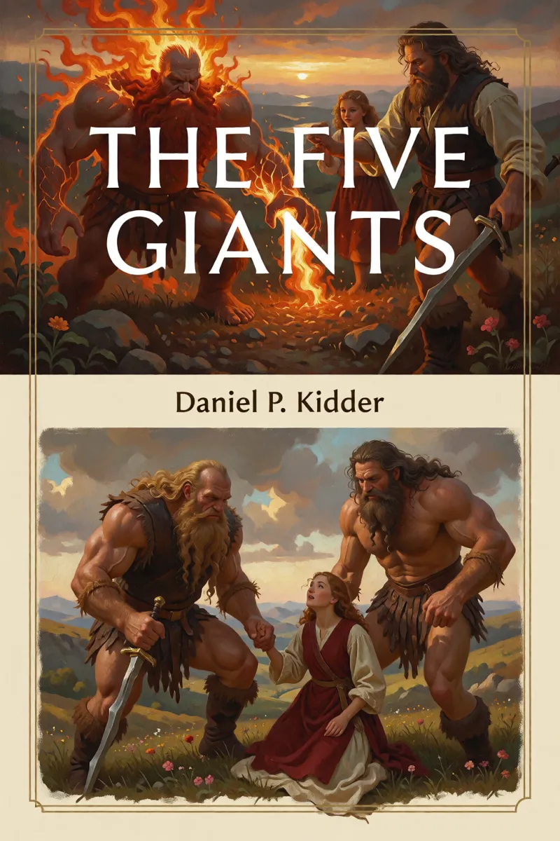 Cover of The Five Giants by Daniel P. Kidder