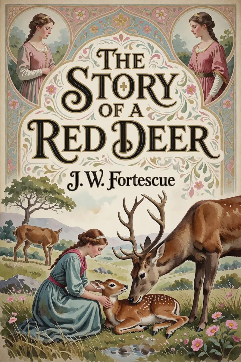 Cover of The Story of a Red Deer by J. W. Fortescue