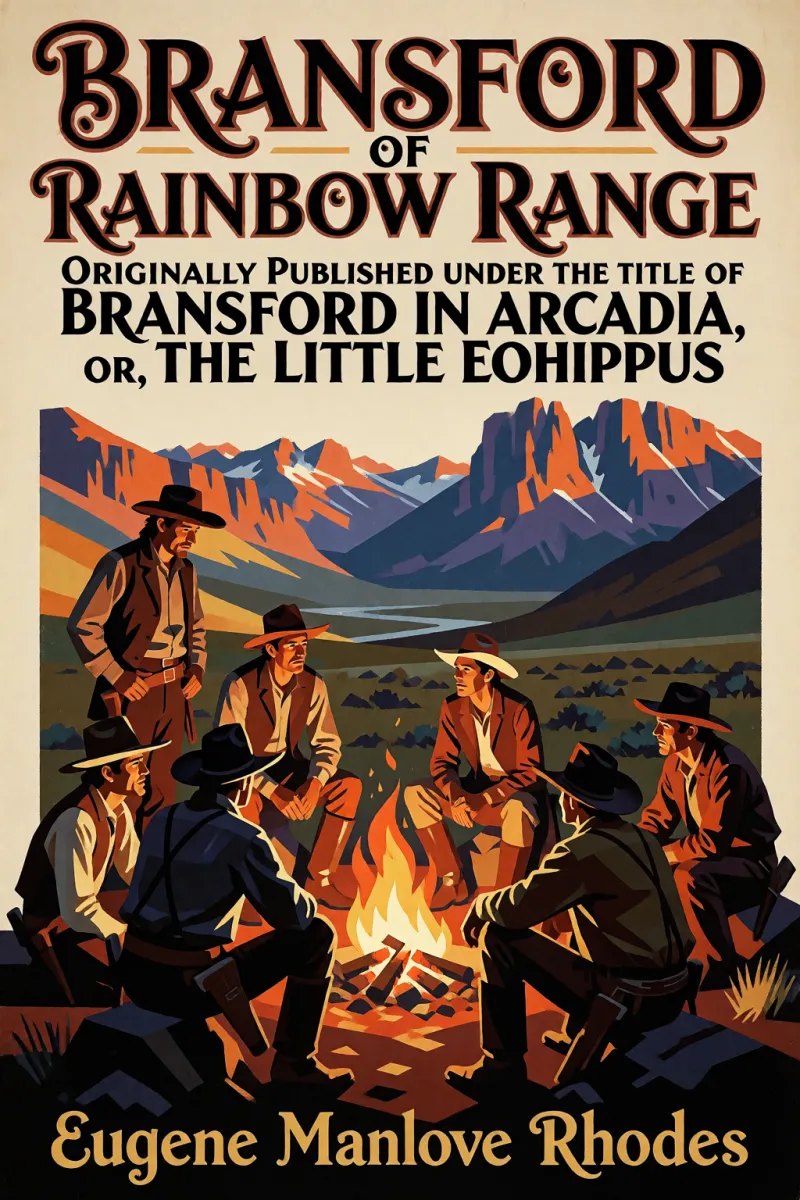 Cover of Bransford of Rainbow Range: Originally Published under the title of Bransford in Arcadia, or, The Little Eohippus by Eugene Manlove Rhodes