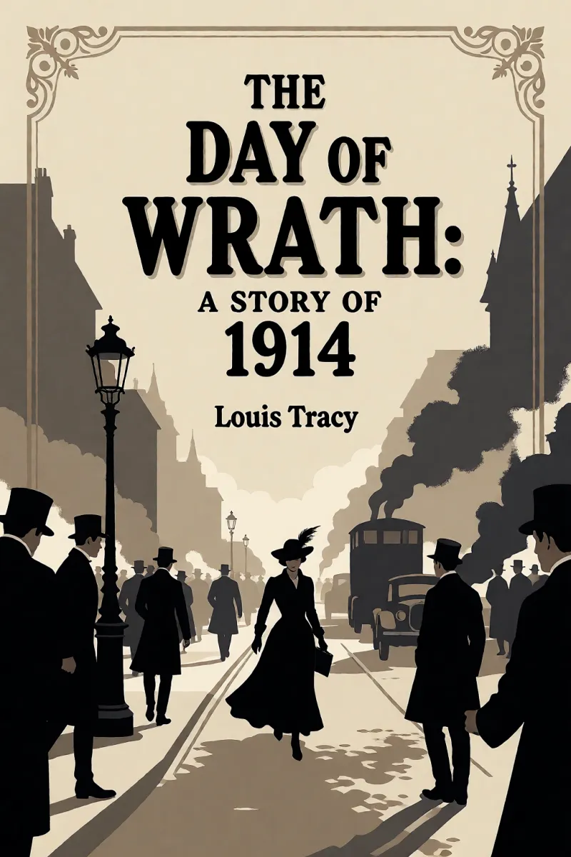 Cover of The Day of Wrath: A Story of 1914 by Louis Tracy