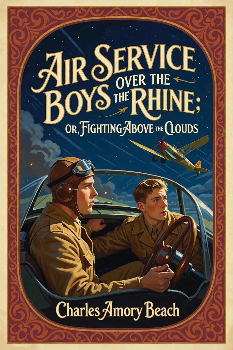 Cover of Air Service Boys Over the Rhine; Or, Fighting Above the Clouds by Charles Amory Beach
