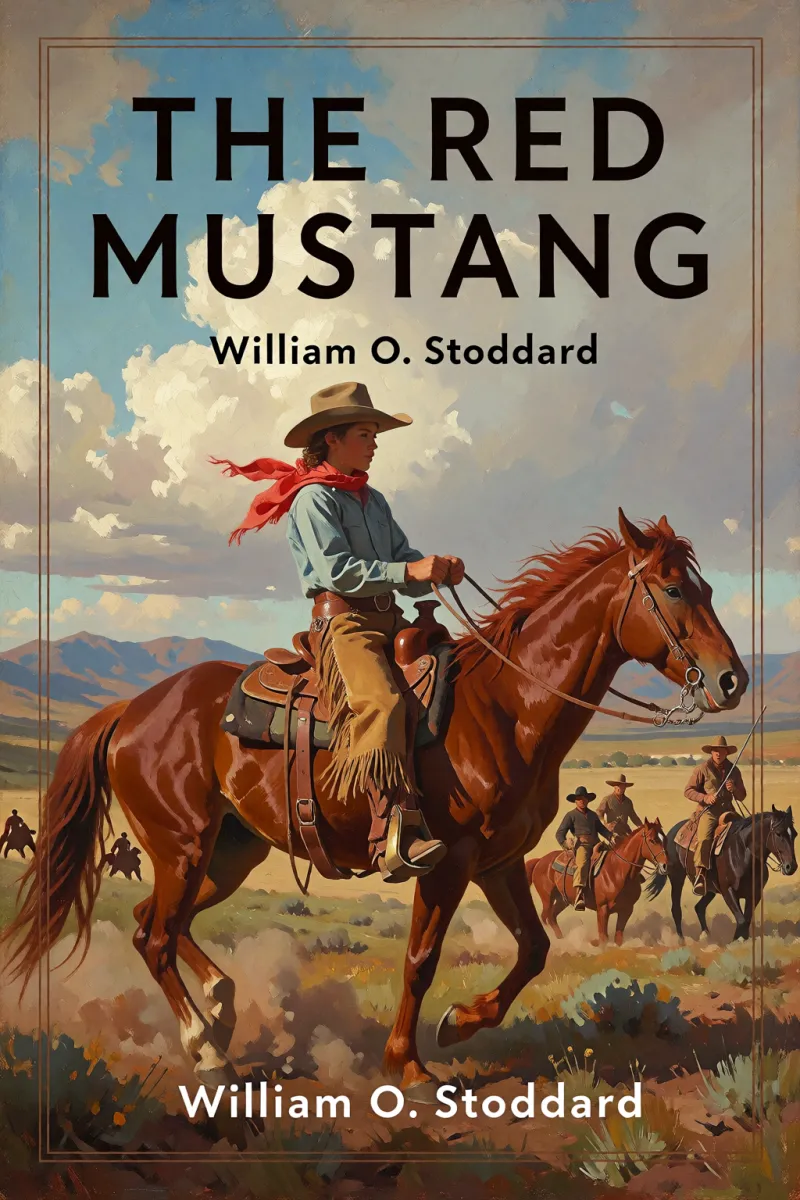 Cover of The Red Mustang by William O. Stoddard
