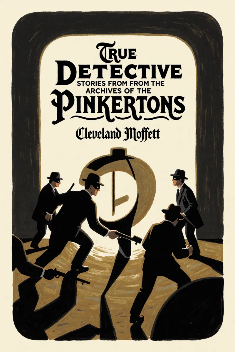 Cover of True Detective Stories from the Archives of the Pinkertons by Cleveland Moffett