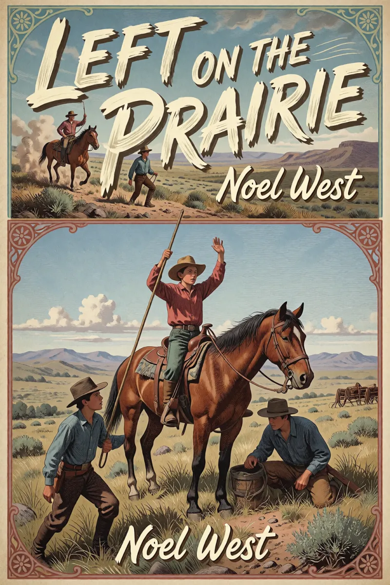 Cover of Left on the Prairie by Noel West