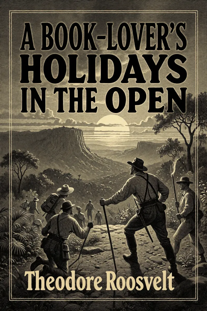 Cover of A Book-Lover's Holidays in the Open by Theodore Roosevelt