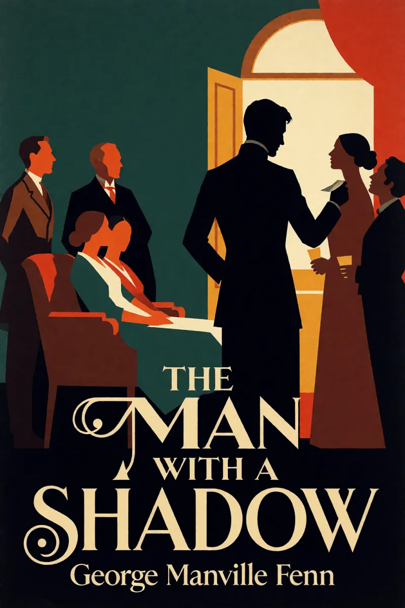 Cover of The Man with a Shadow by George Manville Fenn