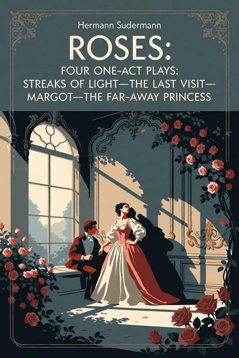 Cover of Roses: Four One-Act Plays: Streaks of Light—The Last Visit—Margot—The Far-away Princess by Hermann Sudermann