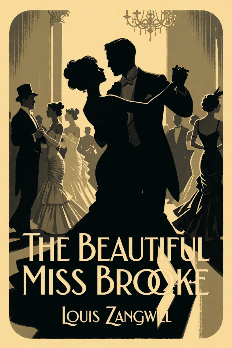 Cover of The Beautiful Miss Brooke by Louis Zangwill