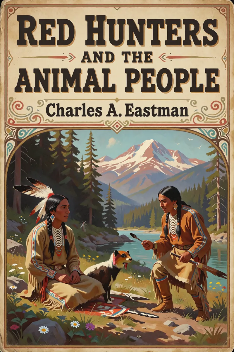 Cover of Red Hunters and the Animal People by Charles A. Eastman