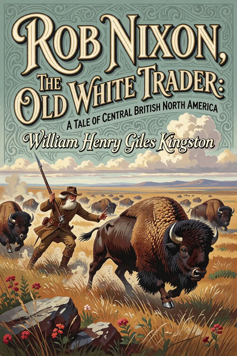 Cover of Rob Nixon, the Old White Trader: A Tale of Central British North America by William Henry Giles Kingston