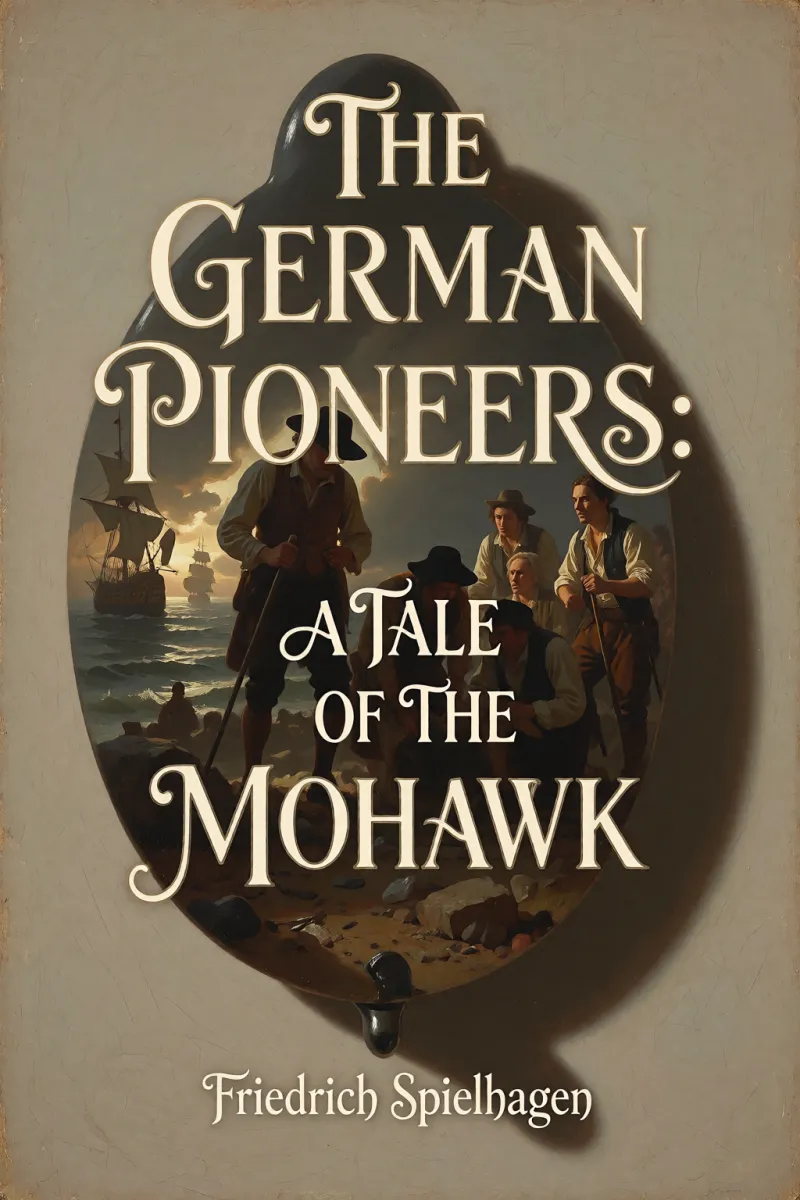 Cover of The German Pioneers: A Tale of the Mohawk by Friedrich Spielhagen