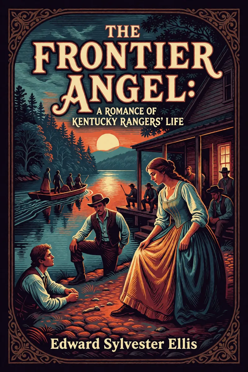 Cover of The Frontier Angel: A Romance of Kentucky Rangers' Life by Edward Sylvester Ellis