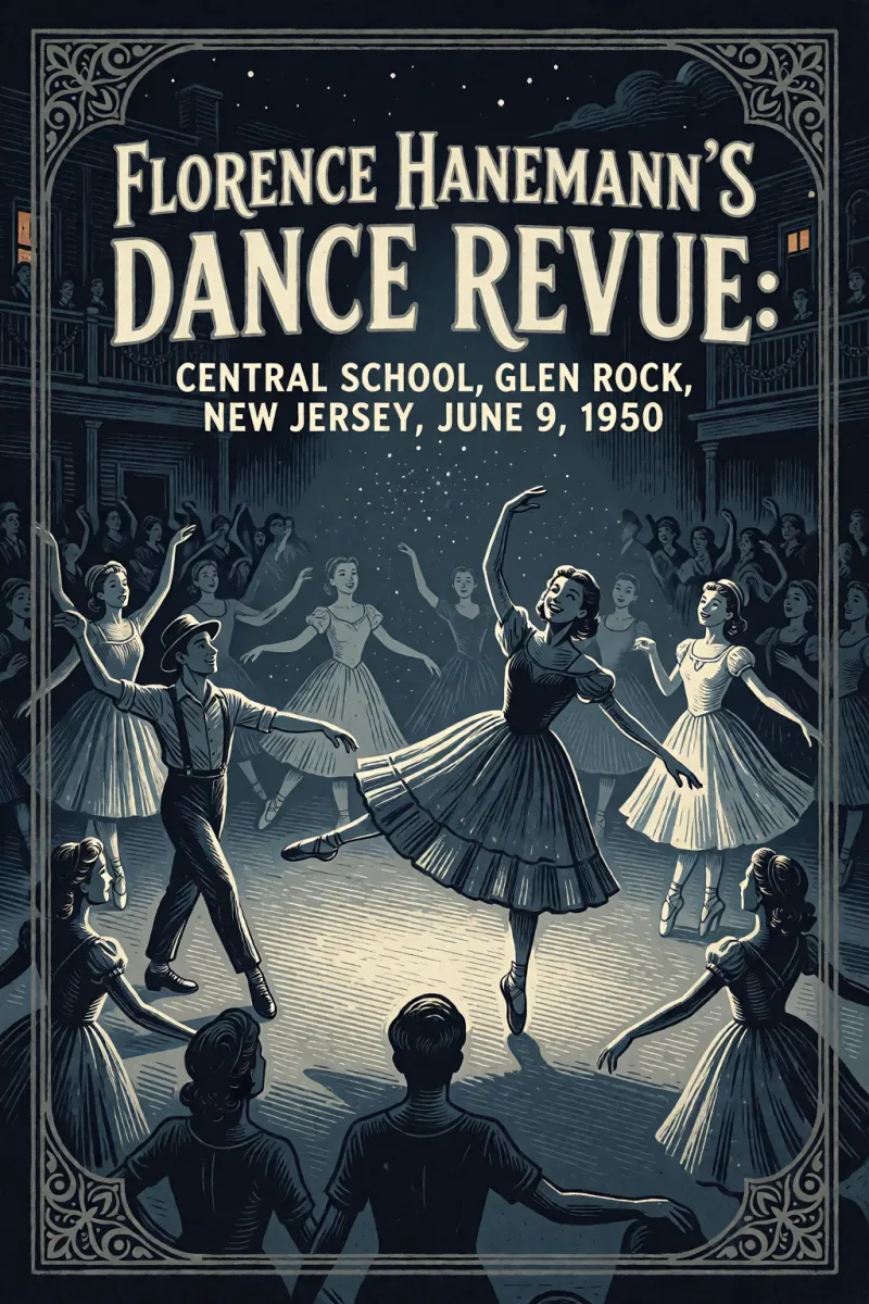 Cover of Florence Hanemann's Dance Revue: Central School, Glen Rock, New Jersey, June 9, 1950 by Anonymous