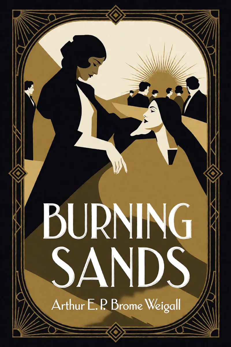Cover of Burning Sands by Arthur E. P. Brome Weigall