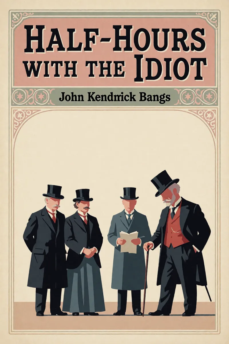 Cover of Half-Hours with the Idiot by John Kendrick Bangs