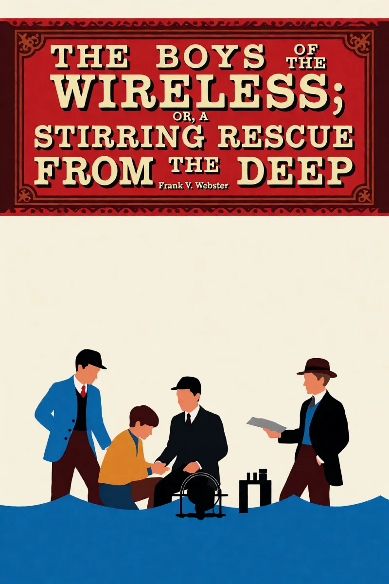Cover of The Boys of the Wireless; Or, A Stirring Rescue from the Deep by Frank V. Webster