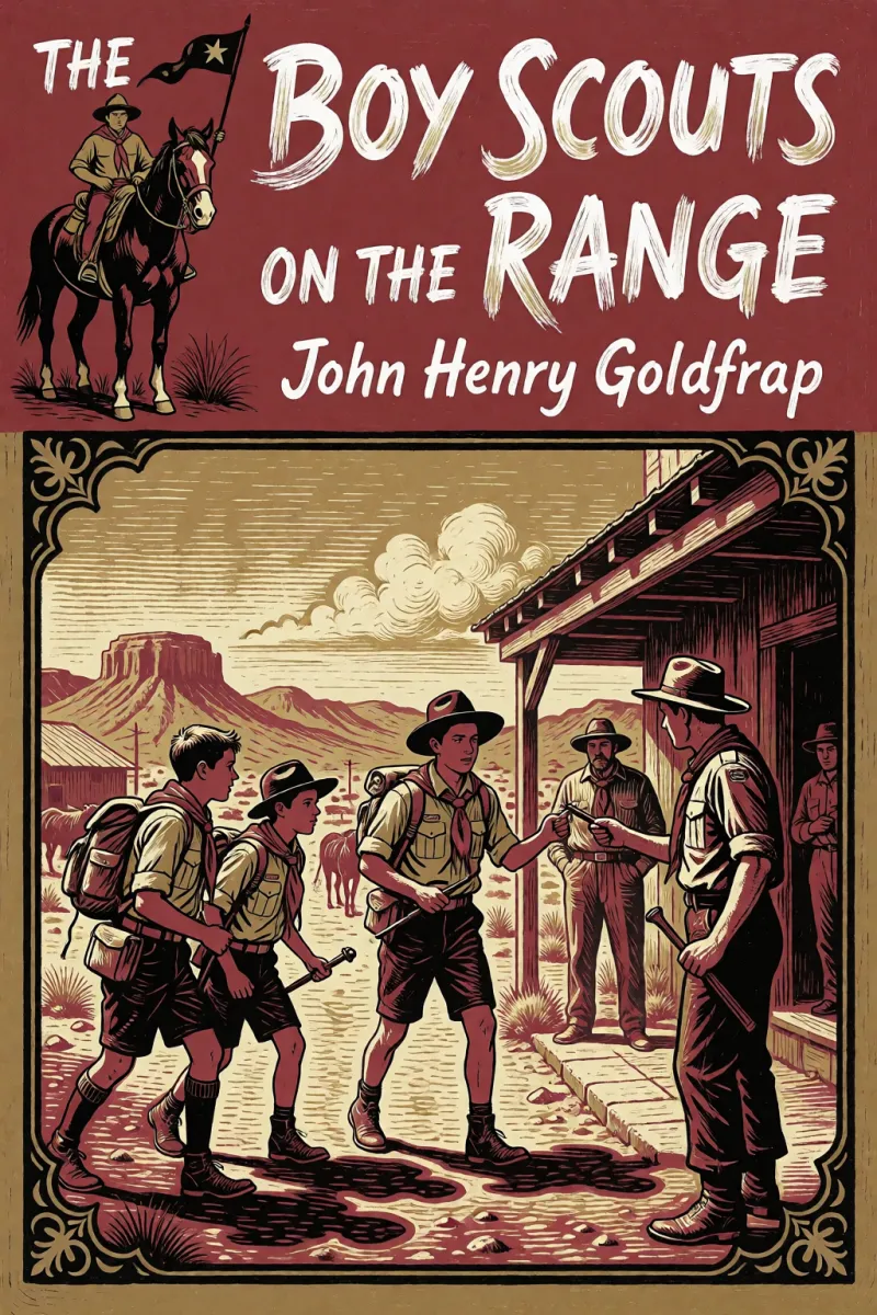 Cover of The Boy Scouts on the Range by John Henry Goldfrap