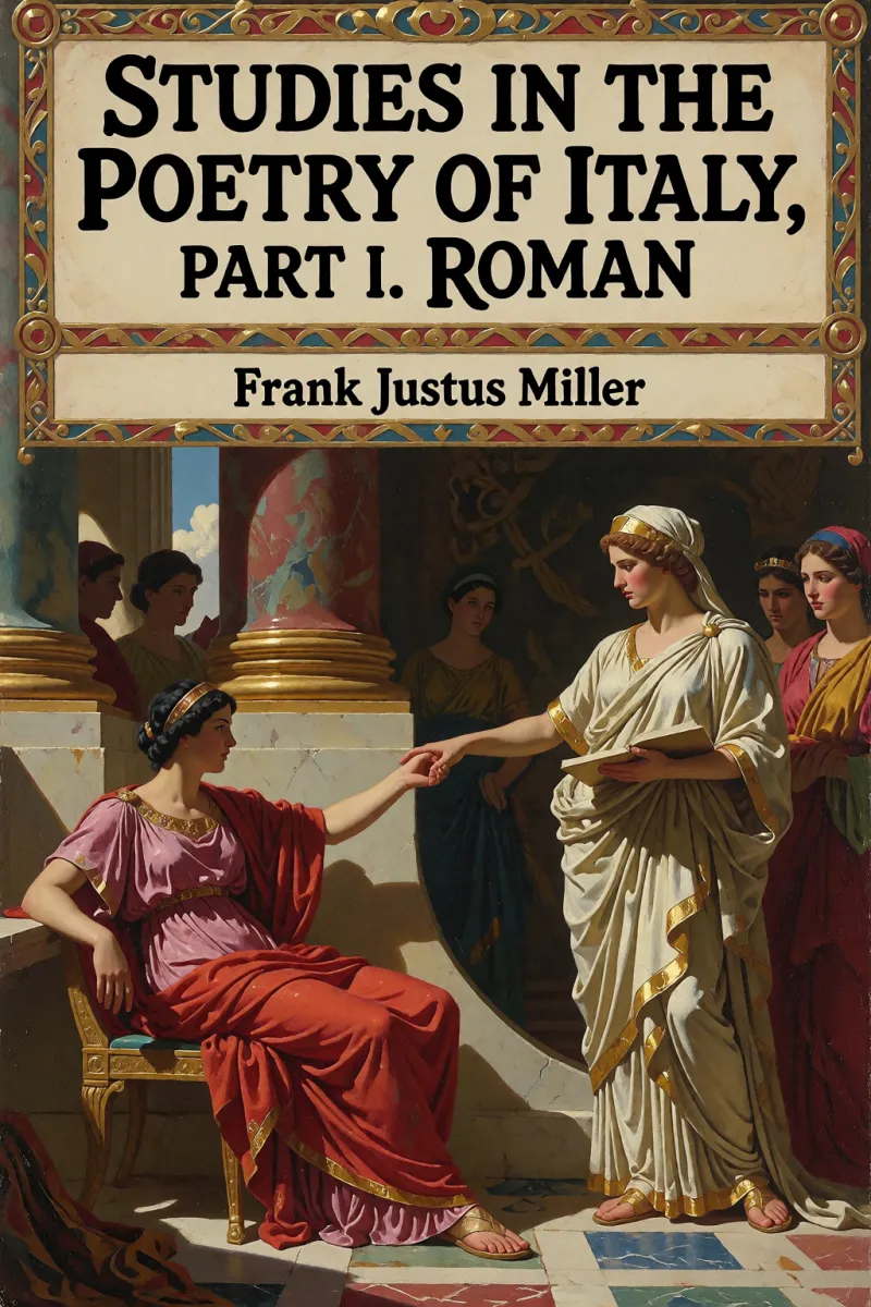 Cover of Studies in the Poetry of Italy, Part I. Roman by Frank Justus Miller