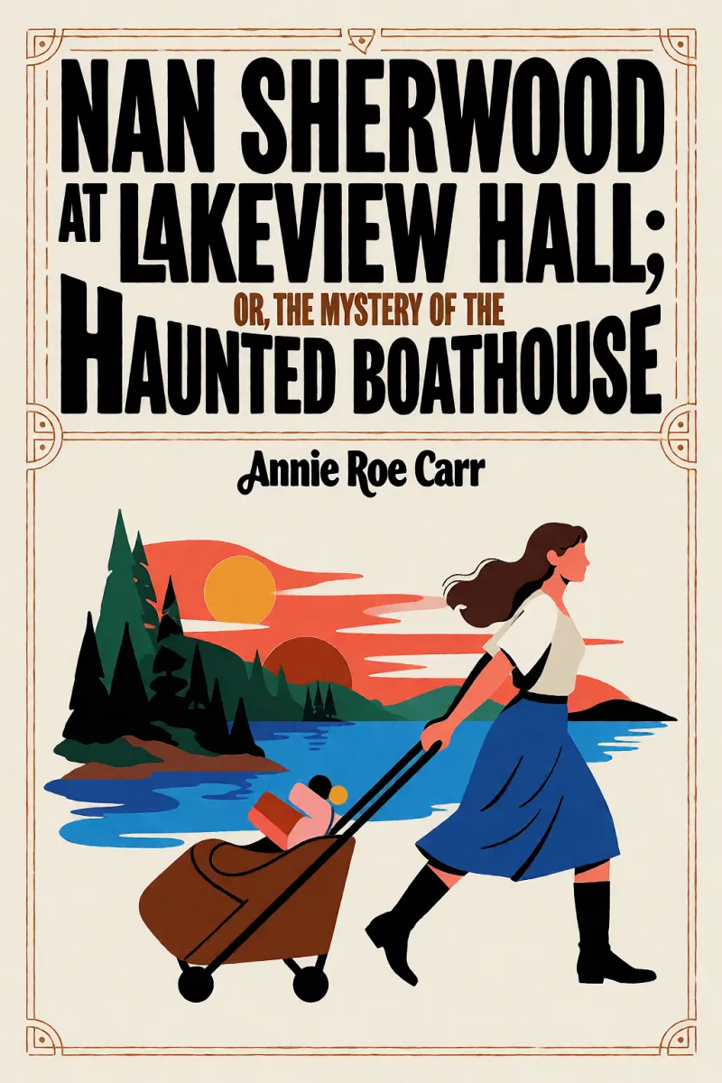 Cover of Nan Sherwood at Lakeview Hall; Or, The Mystery of the Haunted Boathouse by Annie Roe Carr