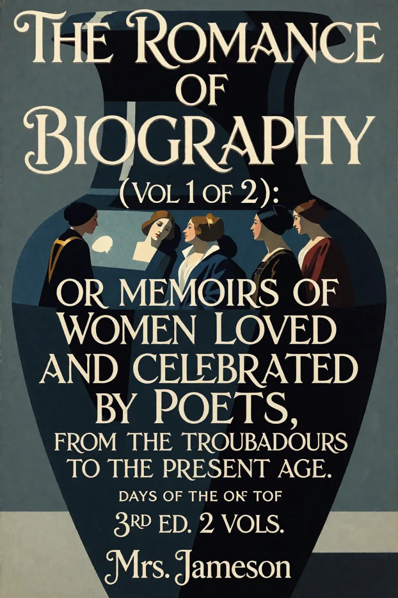 Cover of The Romance of Biography (Vol 1 of 2): or Memoirs of Women Loved and Celebrated by Poets, from the Days of the Troubadours to the Present Age. 3rd ed. 2 Vols. by Mrs. Jameson