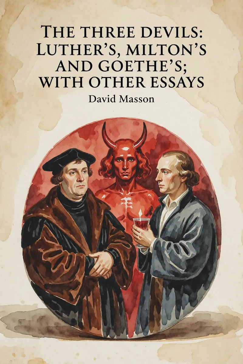 Cover of The Three Devils: Luther's, Milton's, and Goethe's; With Other Essays by David Masson