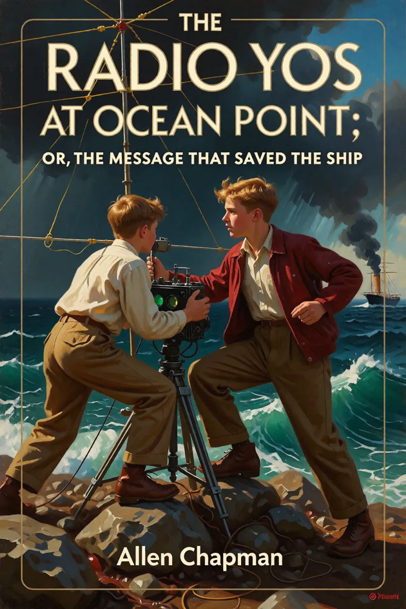 Cover of The Radio Boys at Ocean Point; Or, The Message that Saved the Ship by Allen Chapman