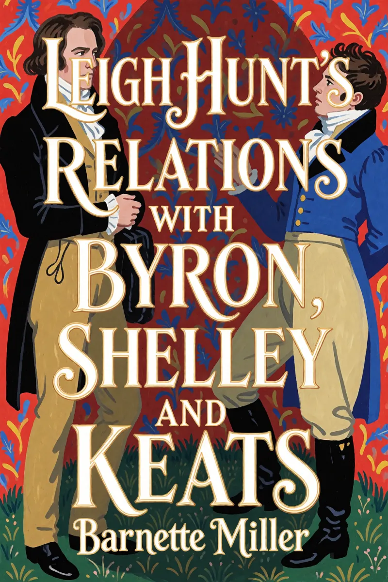 Cover of Leigh Hunt's Relations with Byron, Shelley and Keats by Barnette Miller