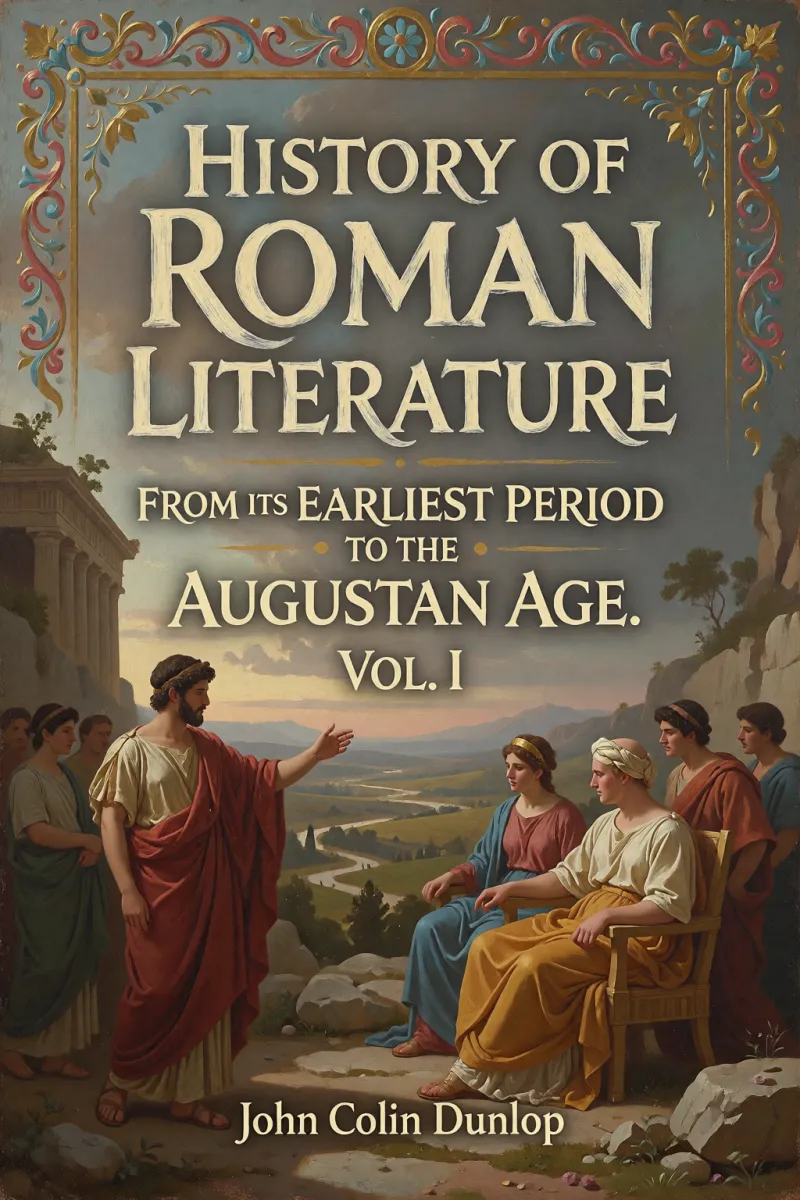 Cover of History of Roman Literature from its Earliest Period to the Augustan Age. Vol. I by John Colin Dunlop