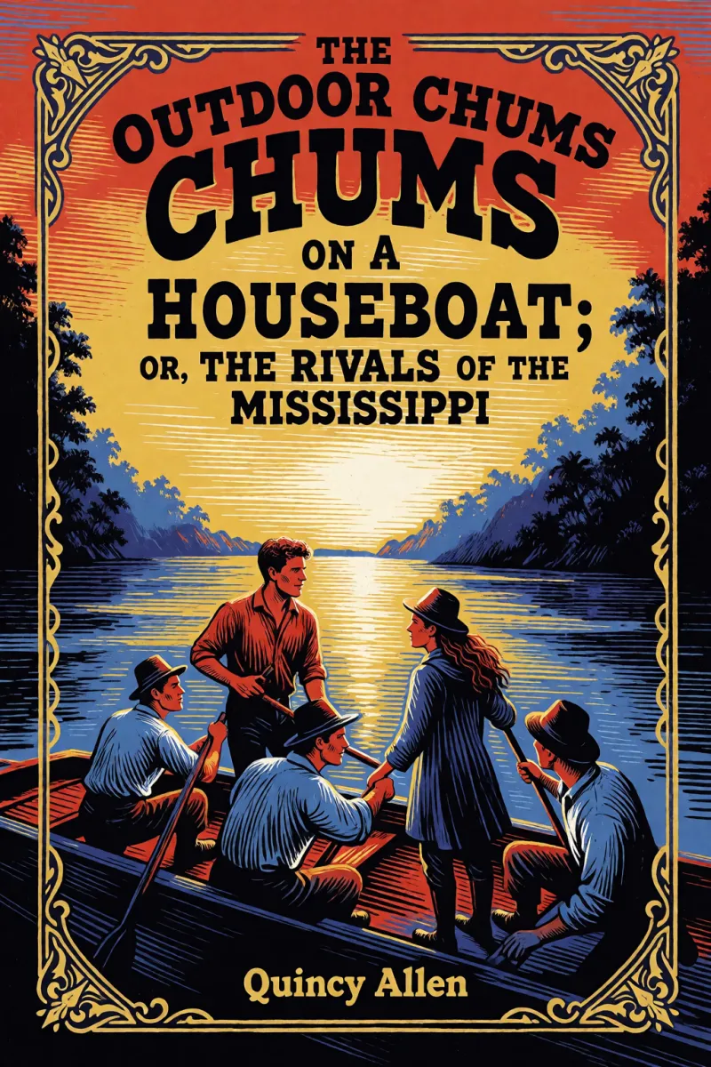 Cover of The Outdoor Chums on a Houseboat; Or, The Rivals of the Mississippi by Quincy Allen