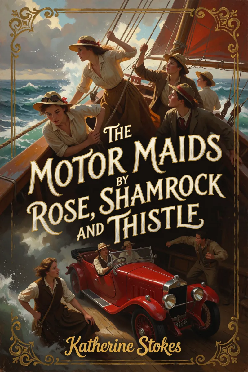 Cover of The Motor Maids by Rose, Shamrock and Thistle by Katherine Stokes